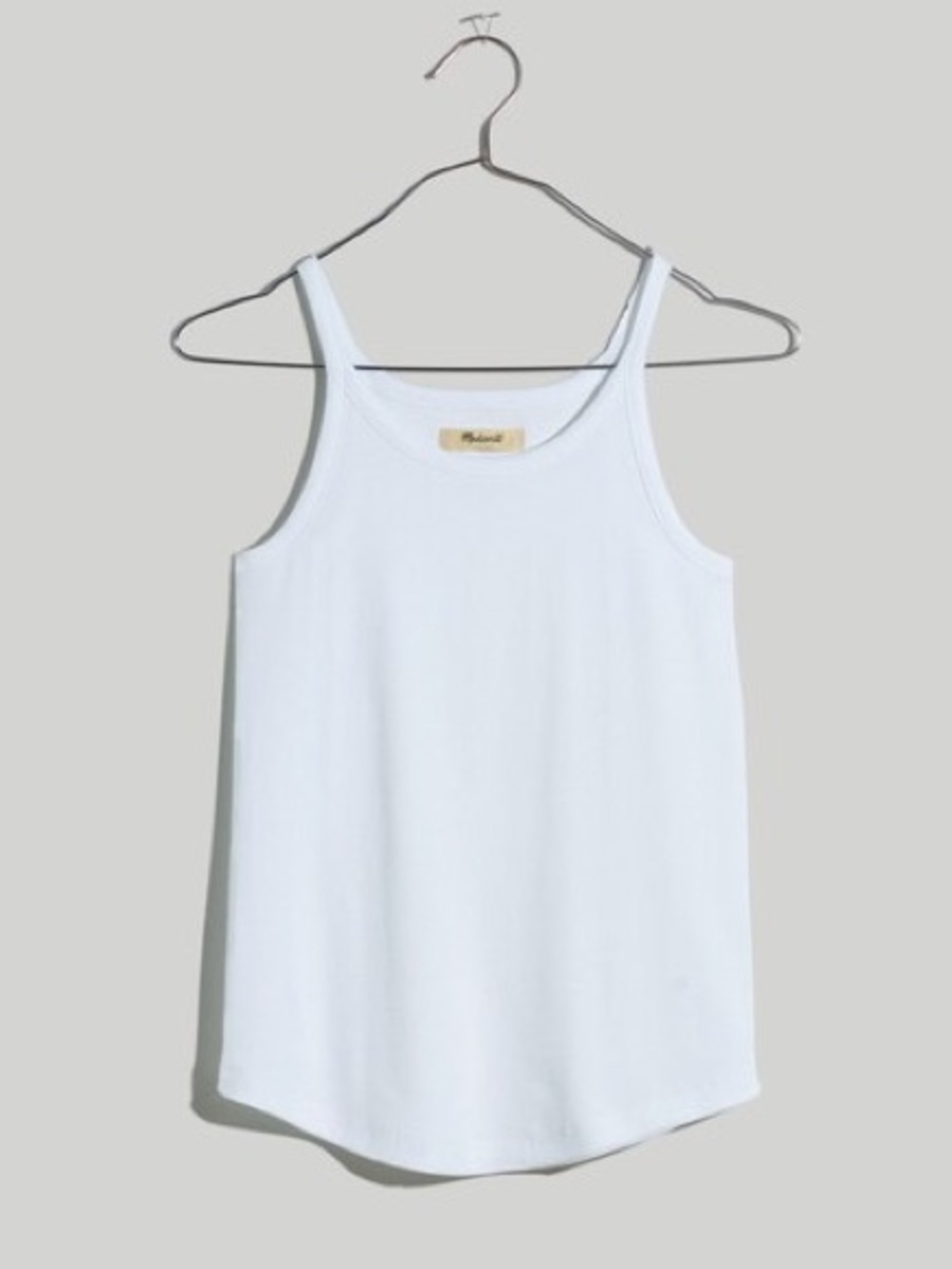 Madewell Plus Supima® Rib '90s Tank Size 2X White NWT New